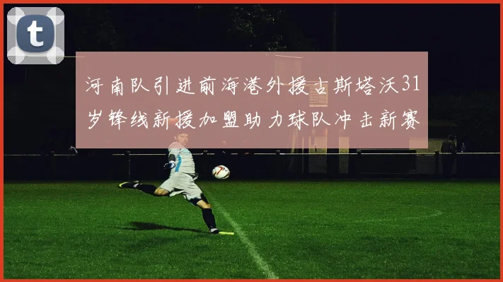 河南队引进前海港外援古斯塔沃31岁锋线新援加盟助力球队冲击新赛季
